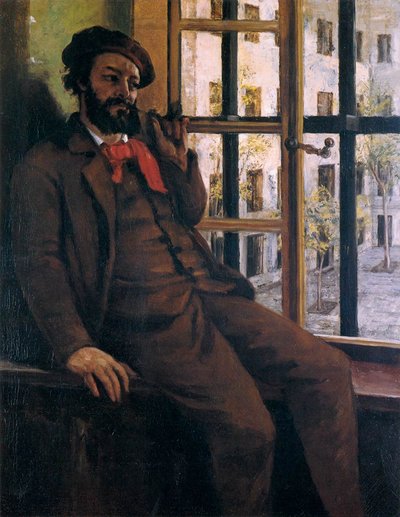 Self-Portrait at Sainte-Pélagie by Gustave Courbet
